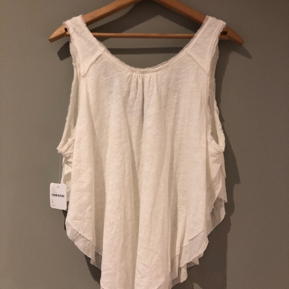 Free People Ivory Tank sz S NWT - Picture 3 of 4